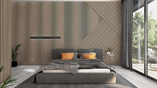 Akustik-Paneele 1-Side Eiche Tiber