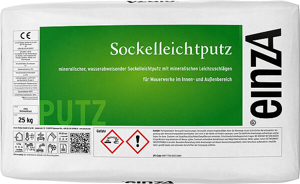 einzA Sockelleichtputz