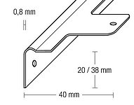 Reparaturwinkel H, 100 cm