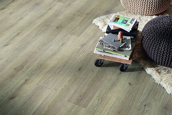 Laminat Express Trend Eiche Grau