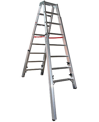 Alu-Stufentreppenstehleiter