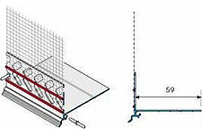 APU Sockelkantenprofil, WBF W66-2 inkl. 1 Steckverbinder / Länge