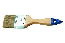 Flach-Pinsel, helle Borste