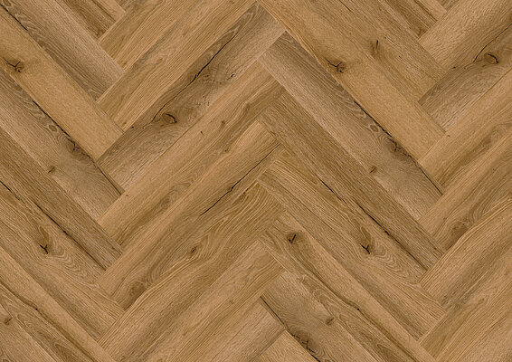 einzA Designbelag Herringbone Eiche Borkum