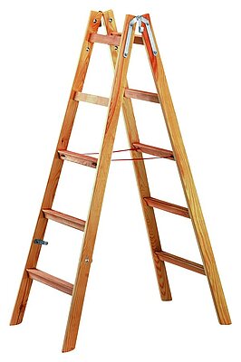 Ergo-Stehleiter Holz