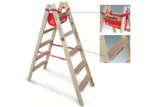 Stufenstehleiter, breite Stufen