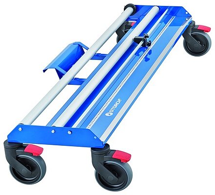 Tapeten-Abrollgerät 110 cm mit Lenkrollen