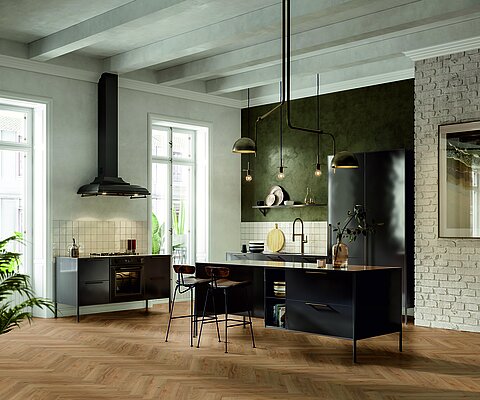 einzA Designbelag Herringbone Eiche Sylt