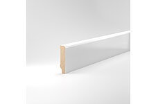 MDF- Fußleiste 13 x 58 mm weiß