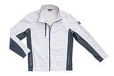 Sweatjacke Activ Pro weiß-melange