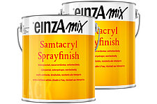 einzA mix Samtacryl Sprayfinish