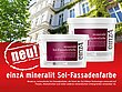 Neu: einzA mineralit Sol-Fassadenfarbe!