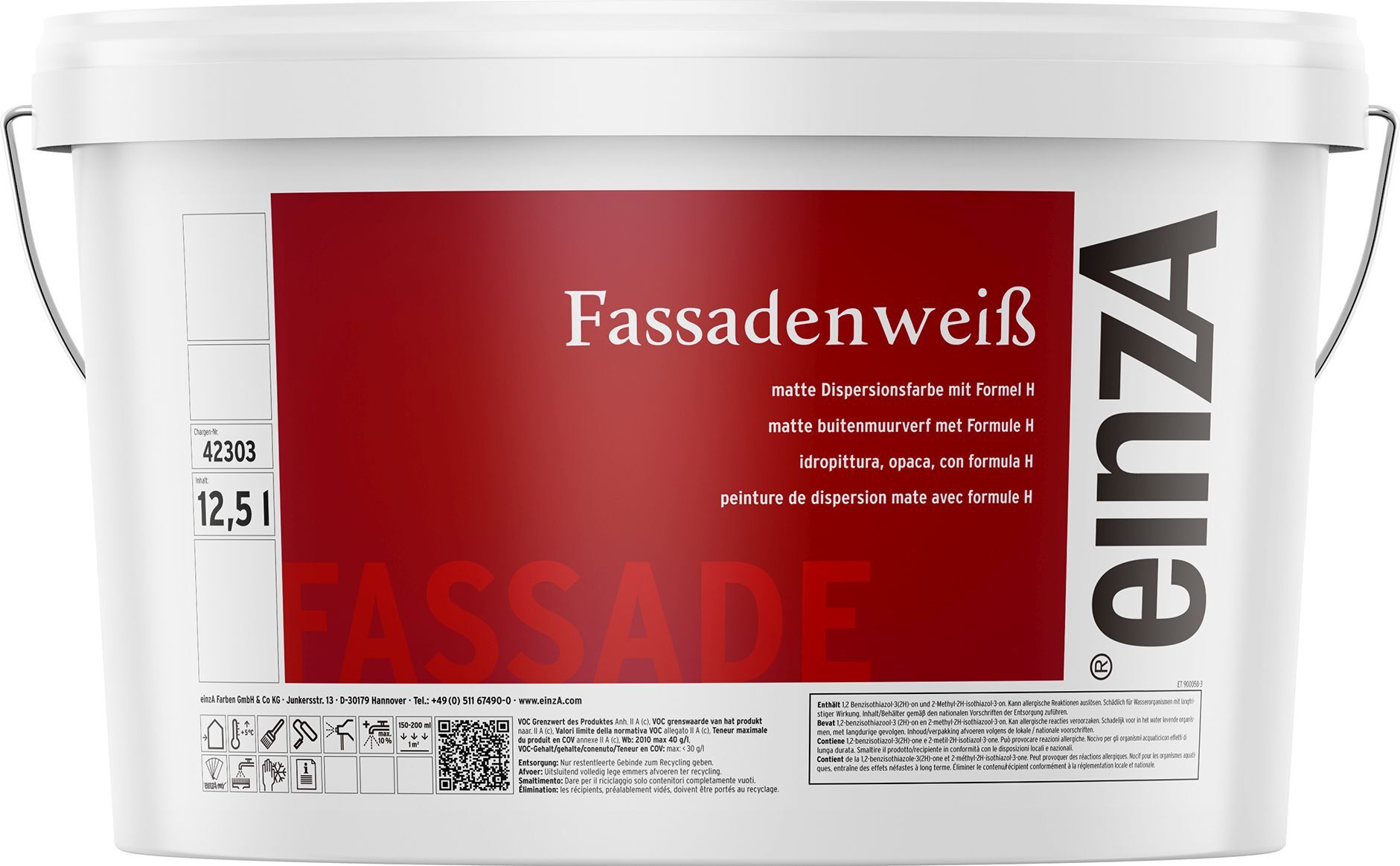 einzA Fassadenweiss 10 L