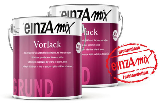 einzA mix Vorlack für außen und innen